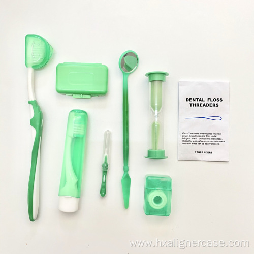 8 In1 Dental Clean Care Brush Orthodontic kit